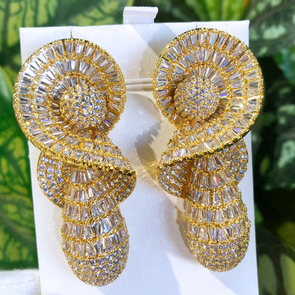 Big Pendant Earrings