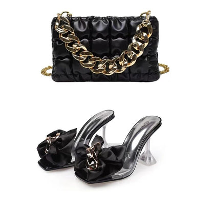 Rose Shoe & Bag Set