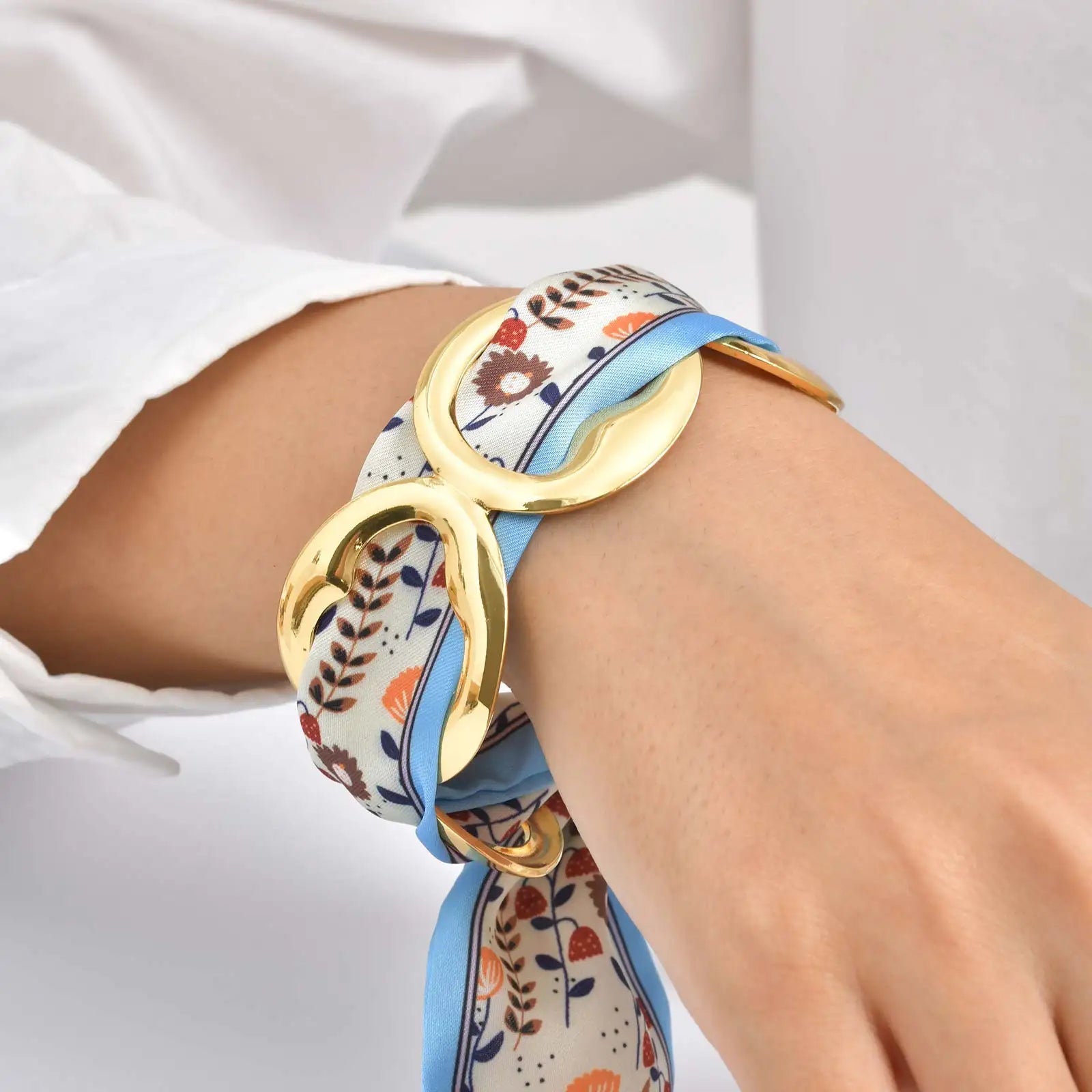 Silk Scarf Bracelet Coco & Dee