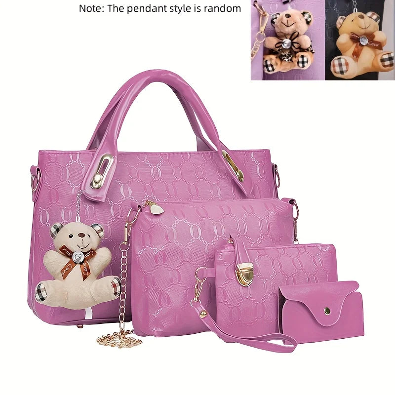 Elegance 4-Piece Handbag Set Coco & Dee