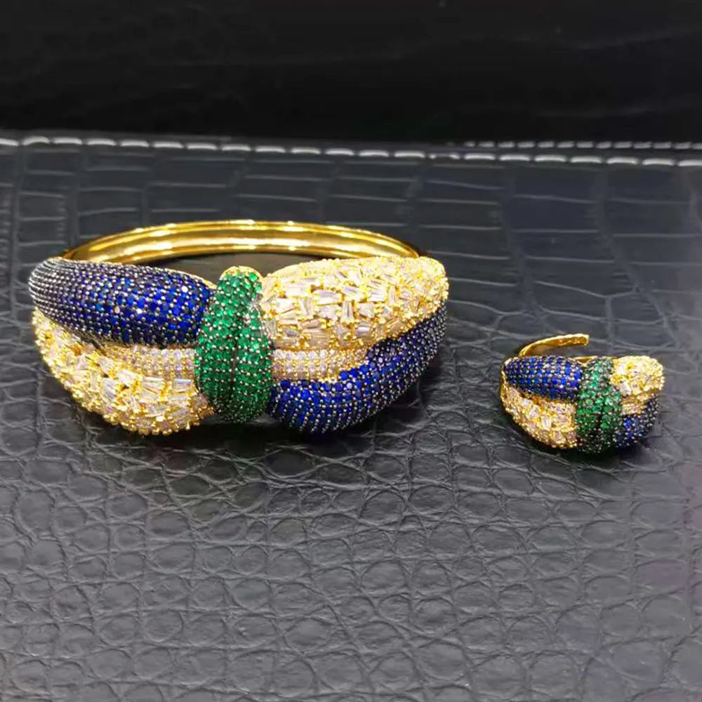 Serenity Bangle & Ring Set Coco & Dee
