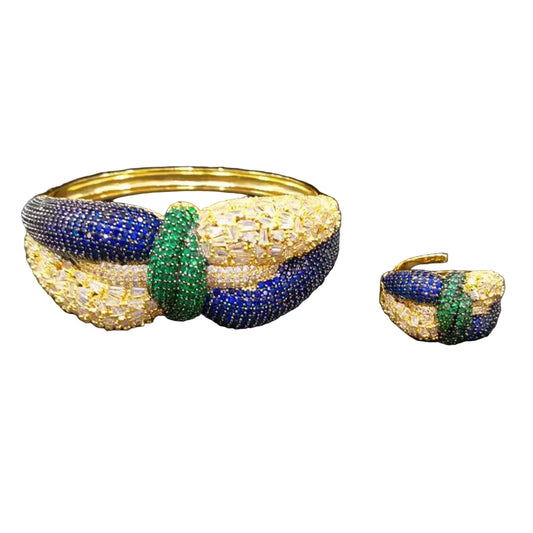 Serenity Bangle & Ring Set Coco & Dee