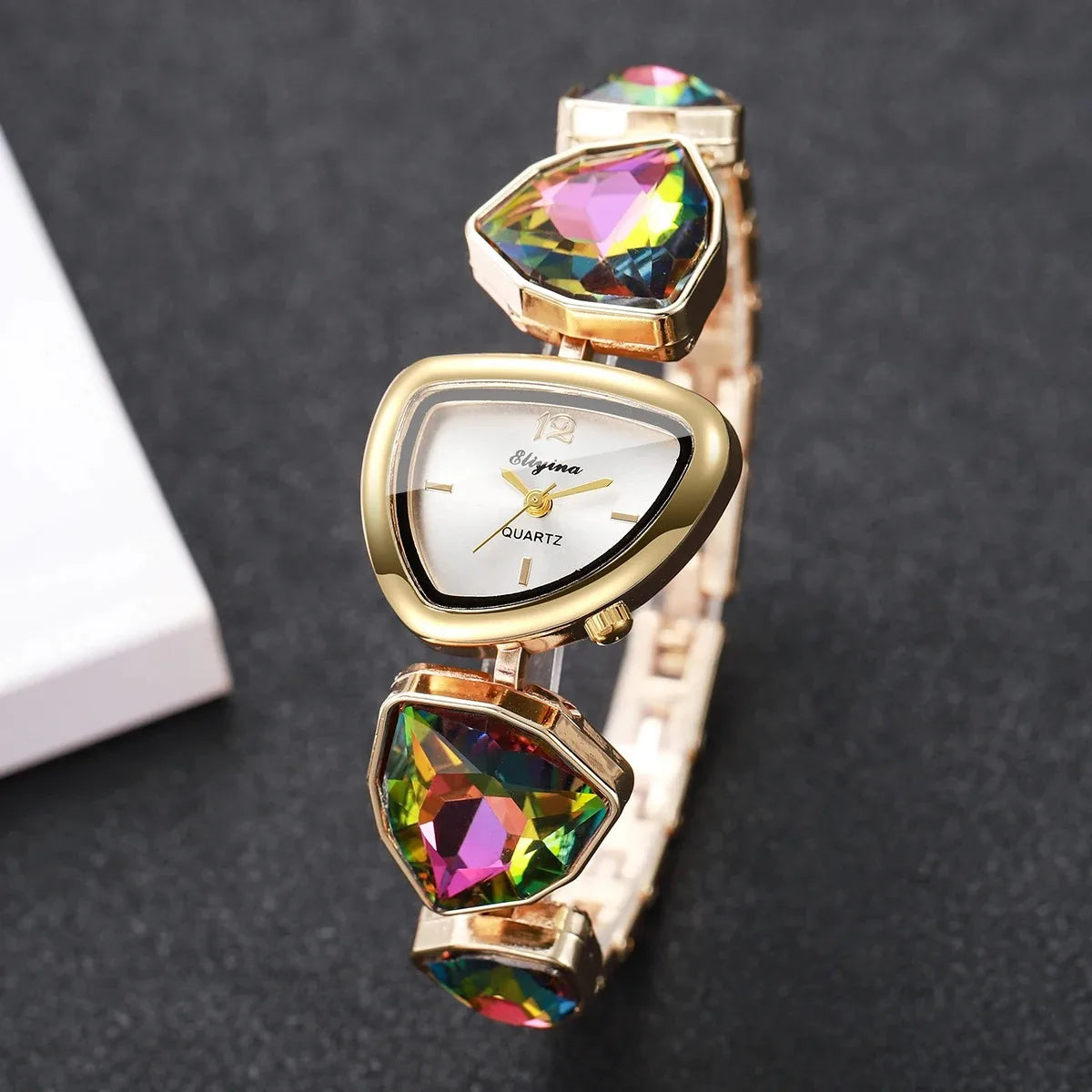 Rhinestone Bracelet Watch Coco & Dee