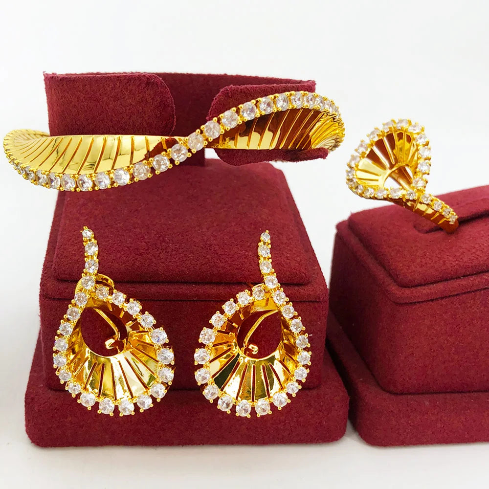Elegance Bangle & Ring Set Coco & Dee