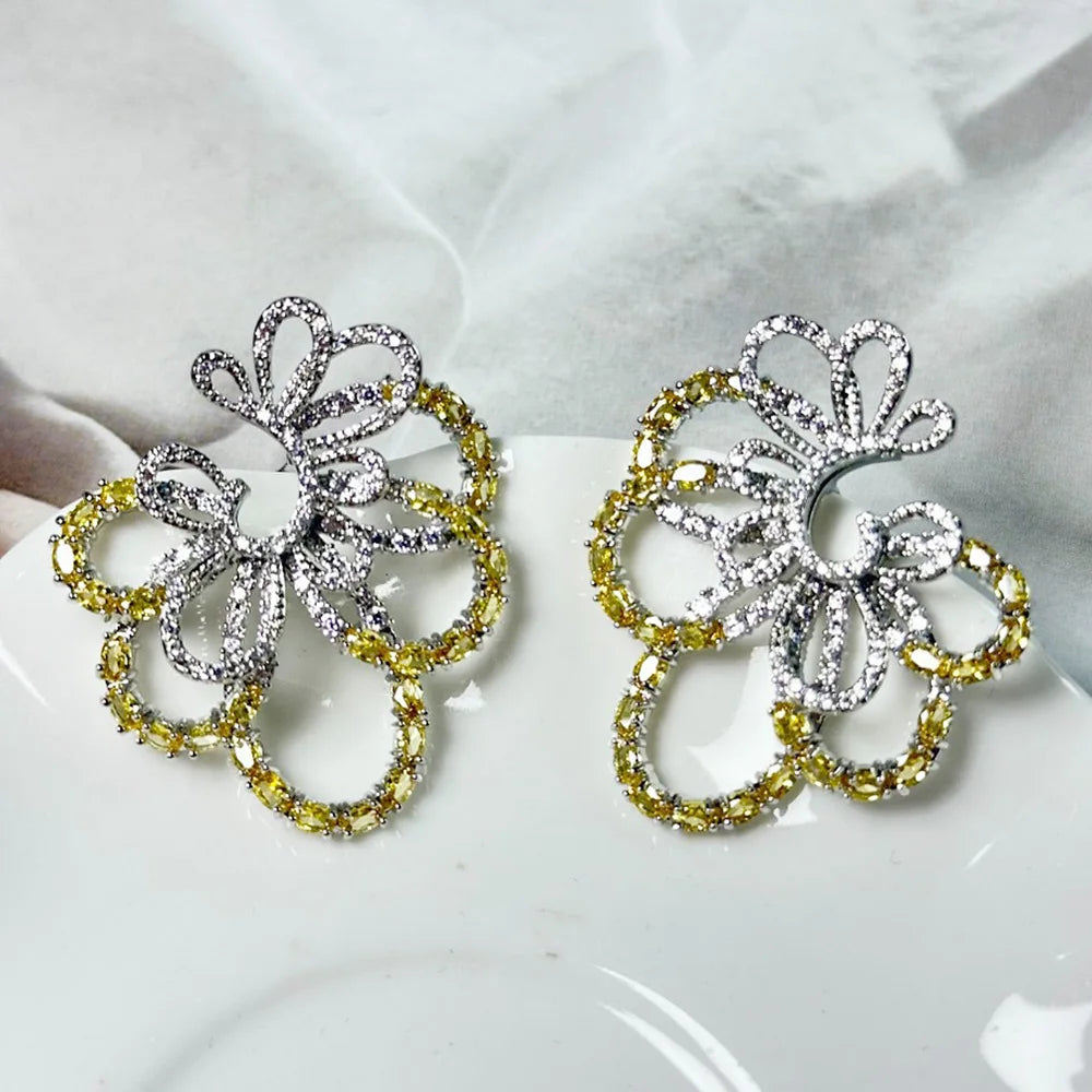Brincos Flower Earrings