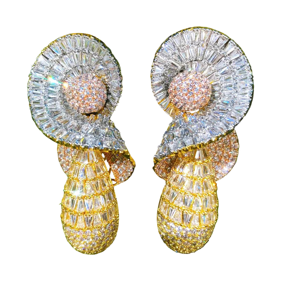 Big Pendant Earrings