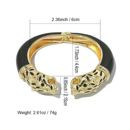 Leopard Head Bracelet Coco & Dee