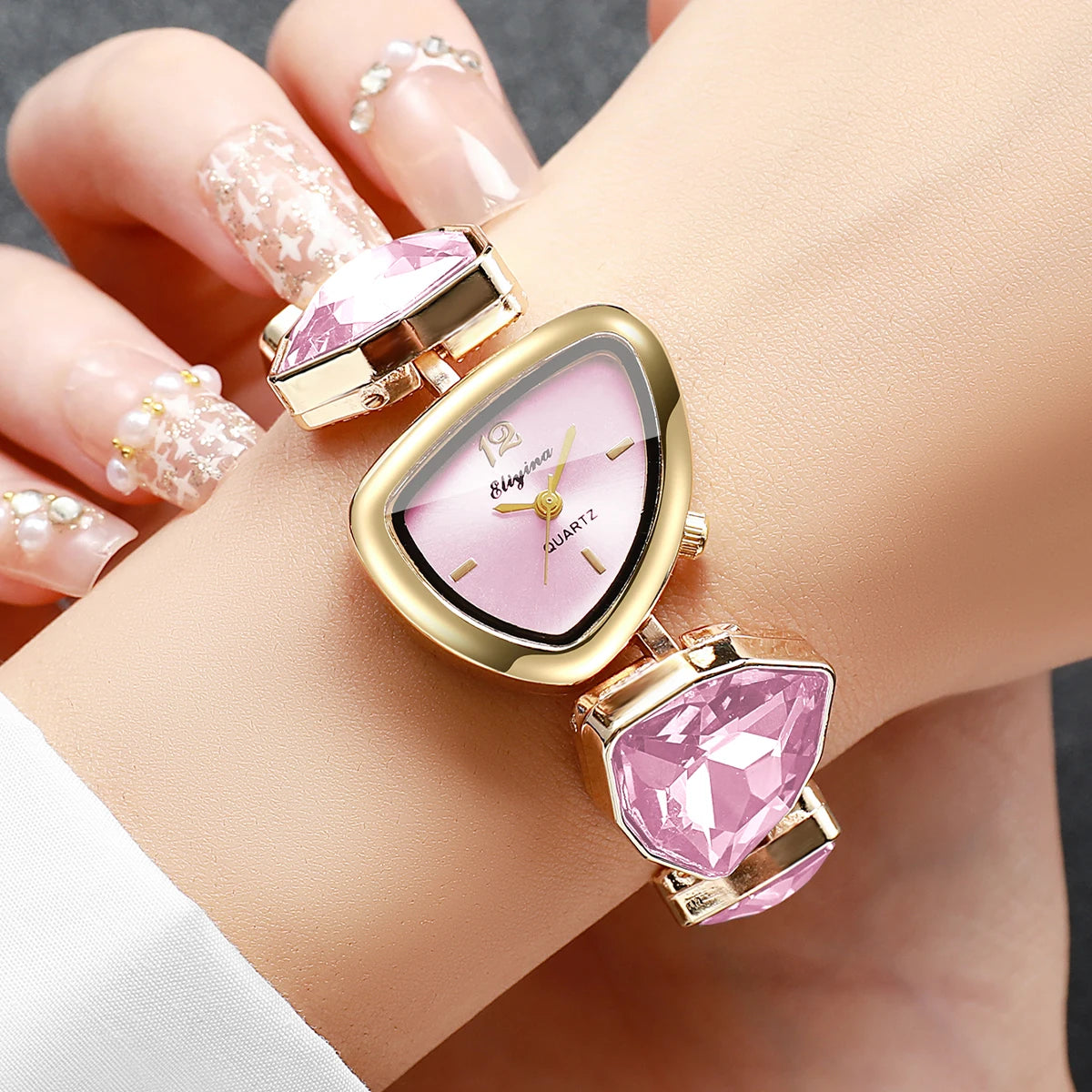 Rhinestone Bracelet Watch Coco & Dee