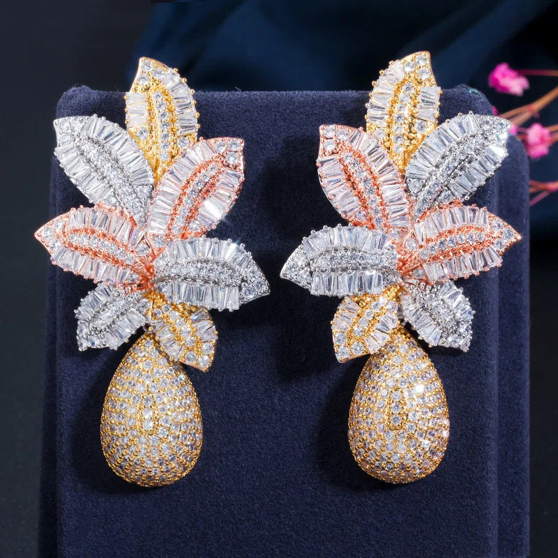 Leaves Drop Earrings