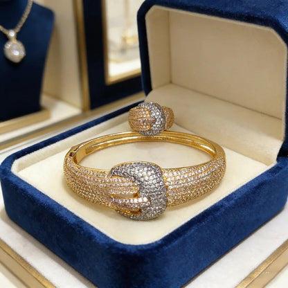 Timeless Beauty Bangle & Ring Set Coco & Dee