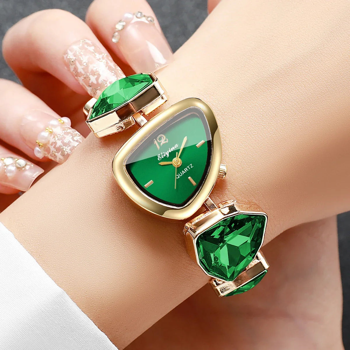 Rhinestone Bracelet Watch Coco & Dee