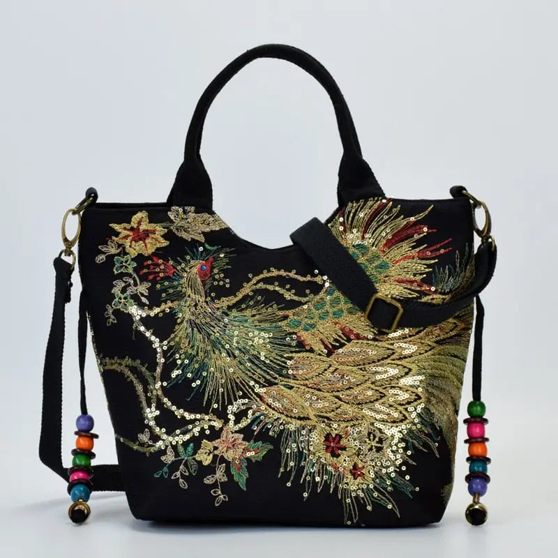 Soho Embroidered Handbag Coco & Dee
