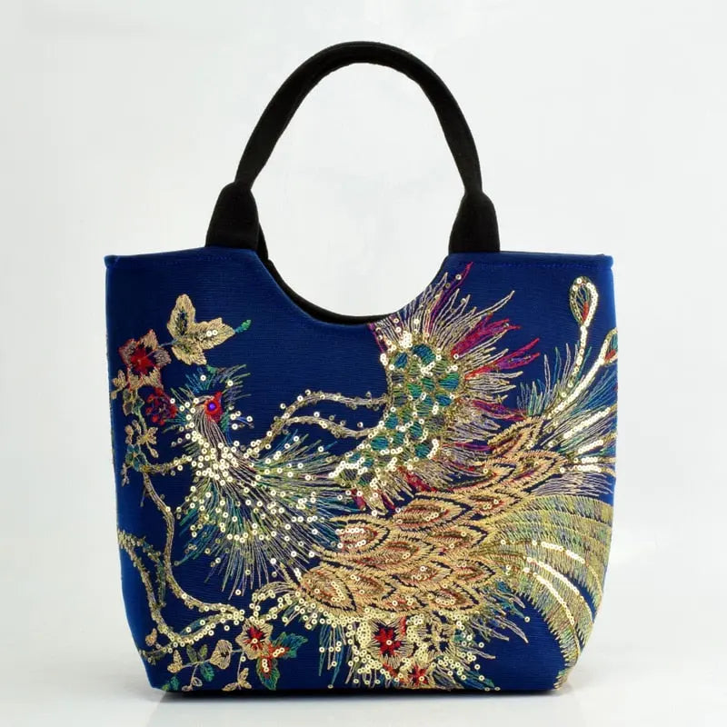 Soho Embroidered Handbag Coco & Dee