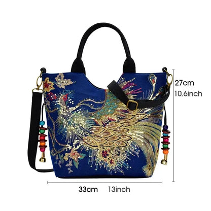 Soho Embroidered Handbag Coco & Dee