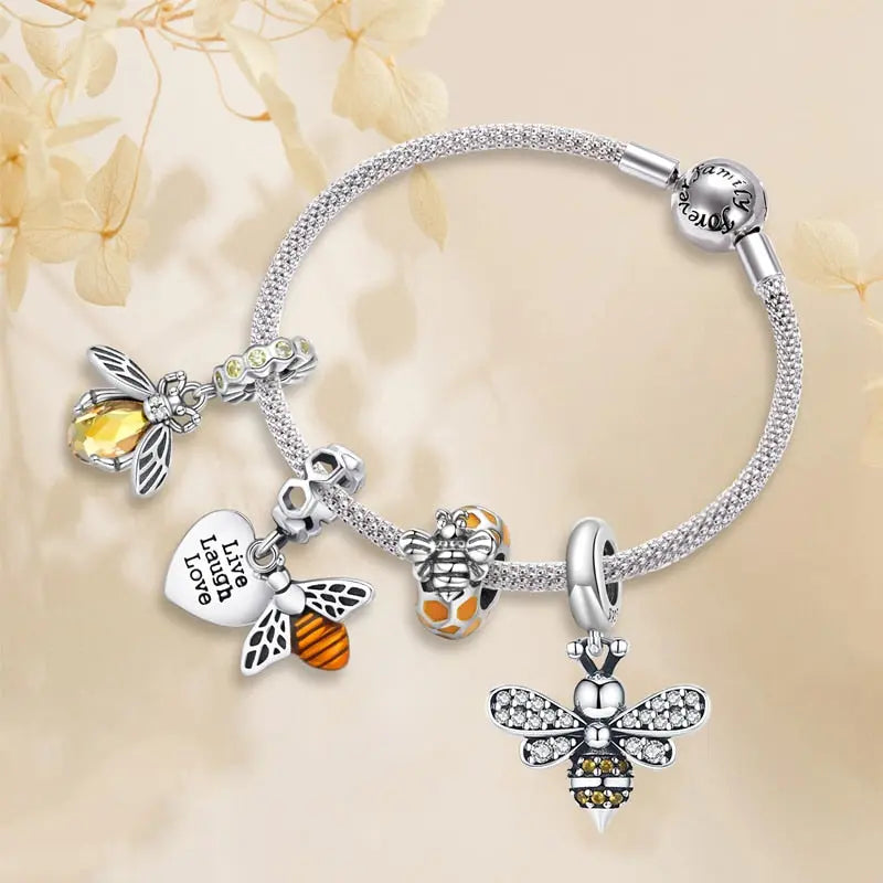 Sterling Silver Bling Bee Coco & Dee
