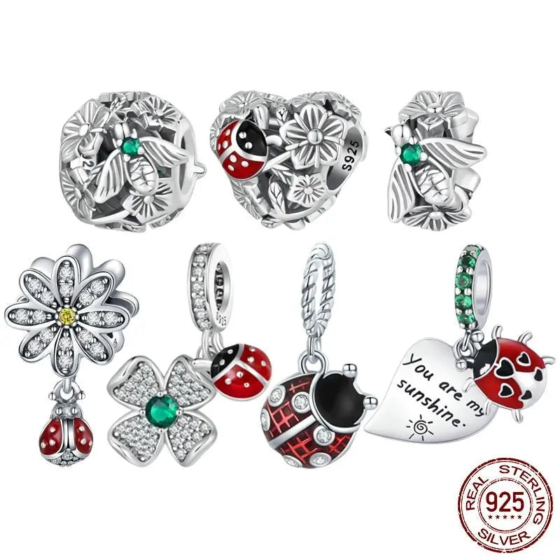 Sterling Silver Drop Flower Coco & Dee