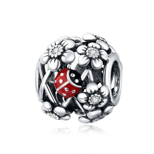 Sterling Silver Flower Charm Coco & Dee