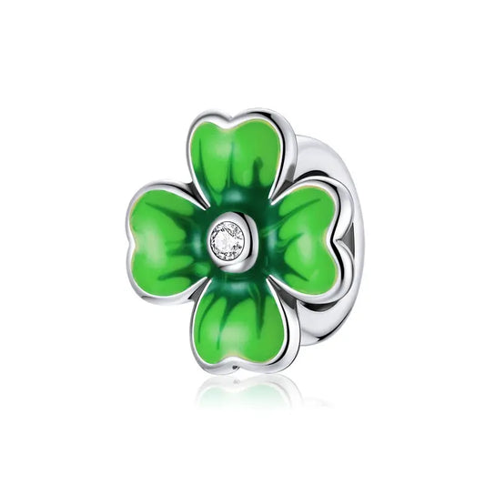 Sterling Silver Green Charm Coco & Dee