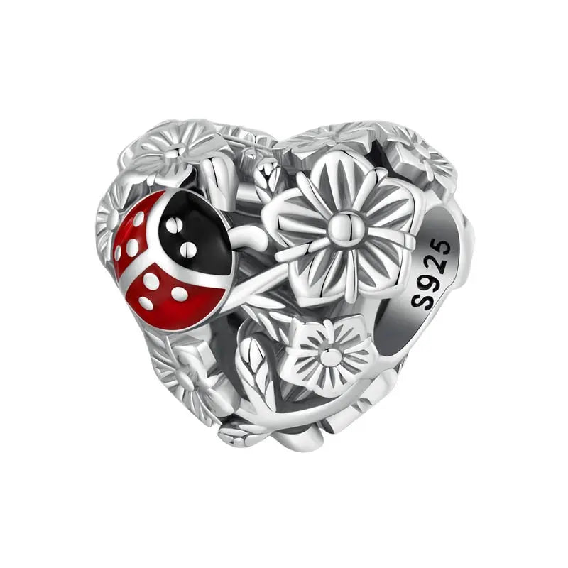 Sterling Silver Heart Charm Coco & Dee