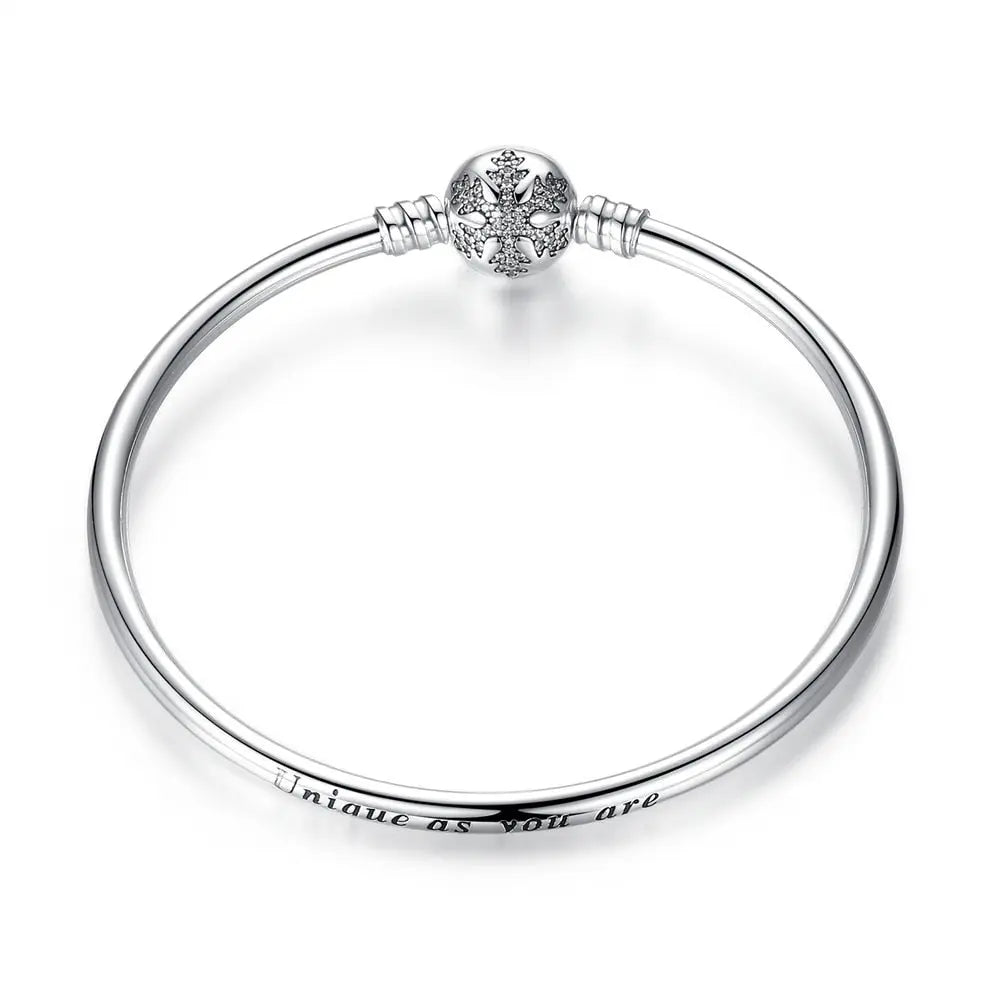 Sterling Silver Snake Bangle Coco & Dee