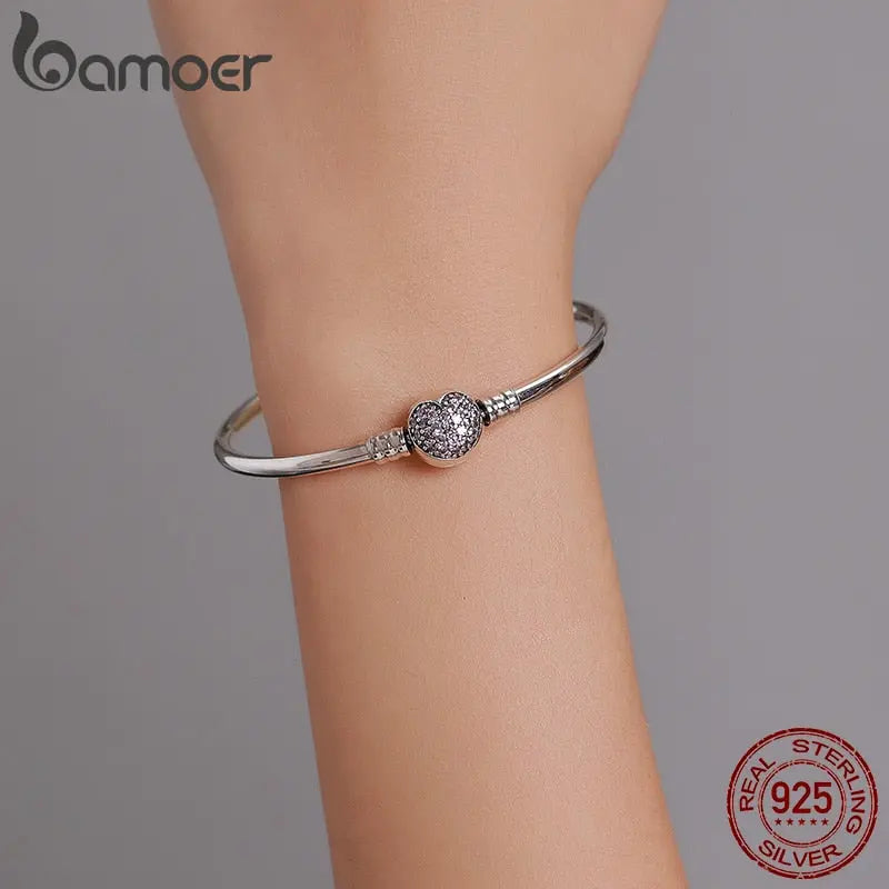 Sterling Silver Snake Bangle Coco & Dee
