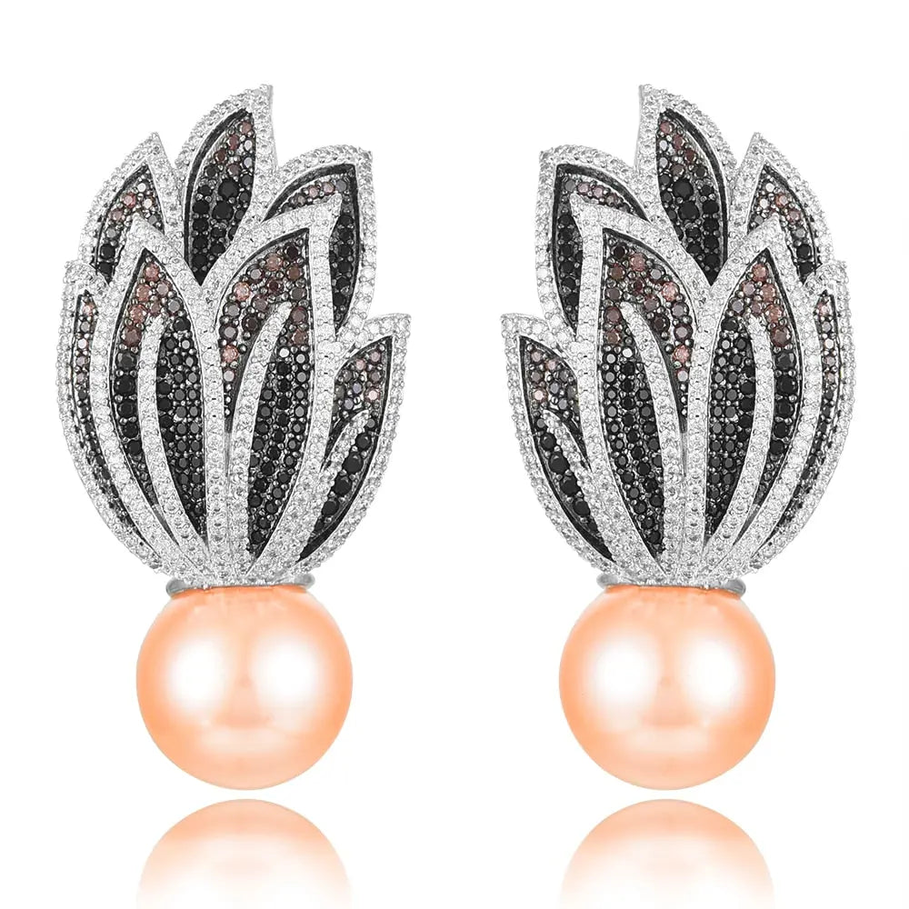 Torch Pearl Earrings Coco & Dee