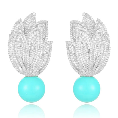 Torch Pearl Earrings Coco & Dee