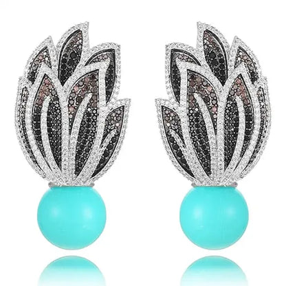 Torch Pearl Earrings Coco & Dee