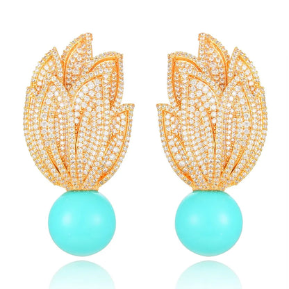 Torch Pearl Earrings Coco & Dee