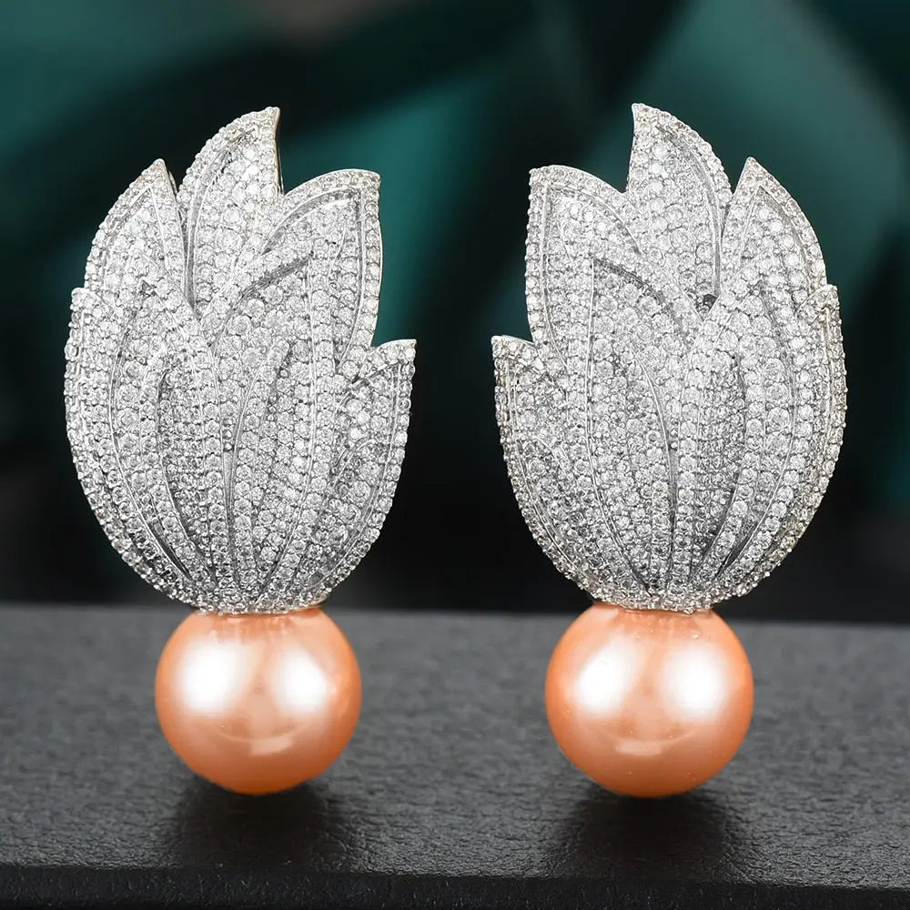 Torch Pearl Earrings Coco & Dee