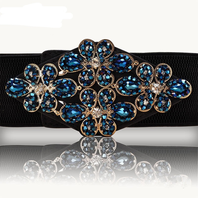 Braided Rhinestone Belt Coco & Dee