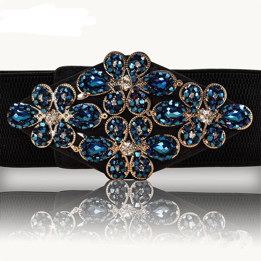 Braided Rhinestone Belt Coco & Dee